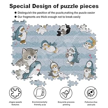 モフサンド mofusand ジグソーパズルセット 6点 Amazon | モフ-サンド Mofusand ジグソーパズル 300/500/1000PCS